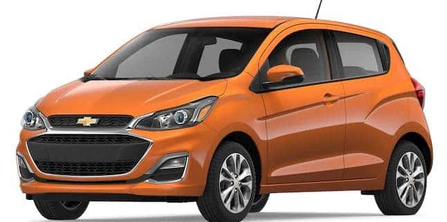 2019 Chevy Spark in Orange Burst Metallic