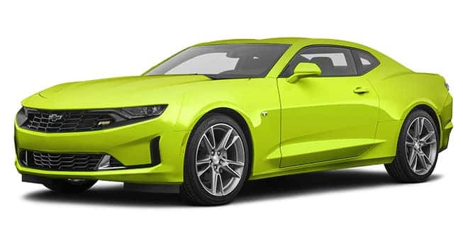 2019 Camaro Color Chart