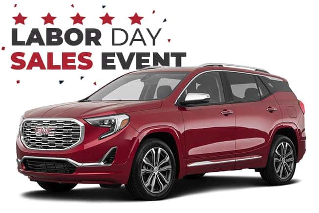 GMC Labor Day Sales Event Terrain