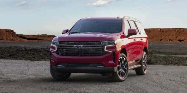 Red 2021 Chevrolet Tahoe