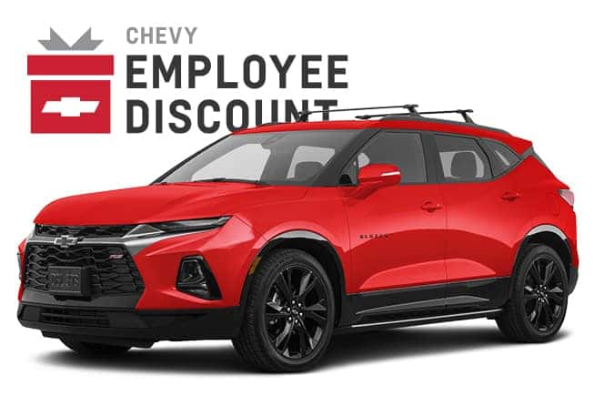 Blazer RS Chevy Employee Discount