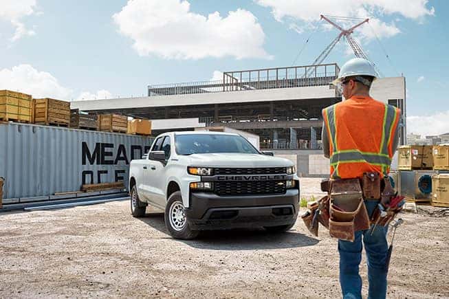 Chevy Silverado on a job site in Florida