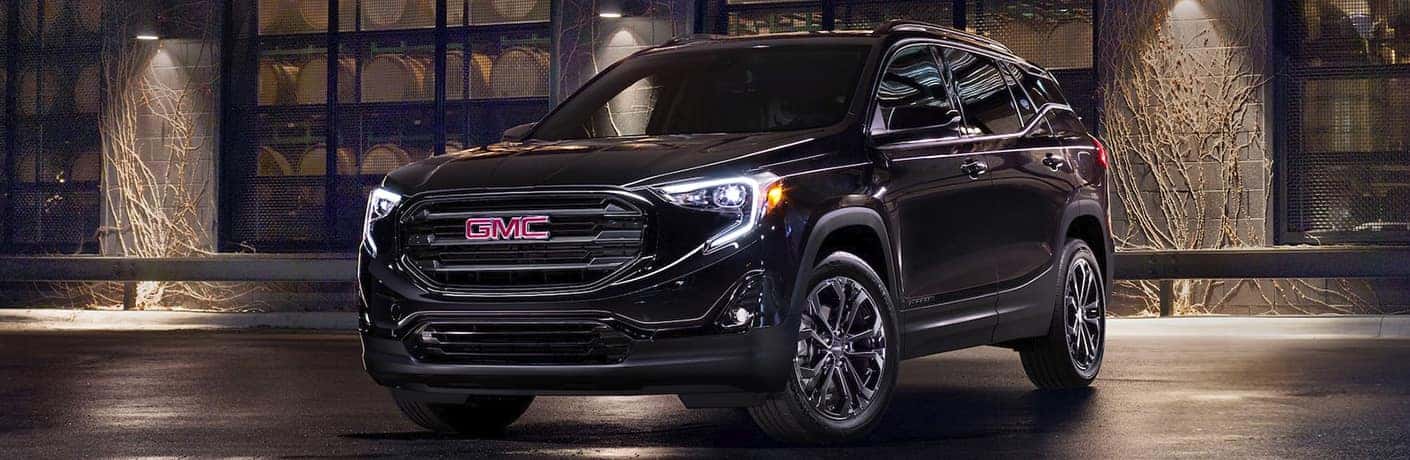 GMC Terrain in some kind of garage