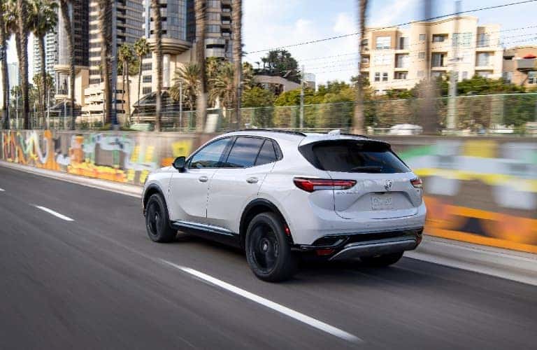 2021 Buick Envision rides down highway