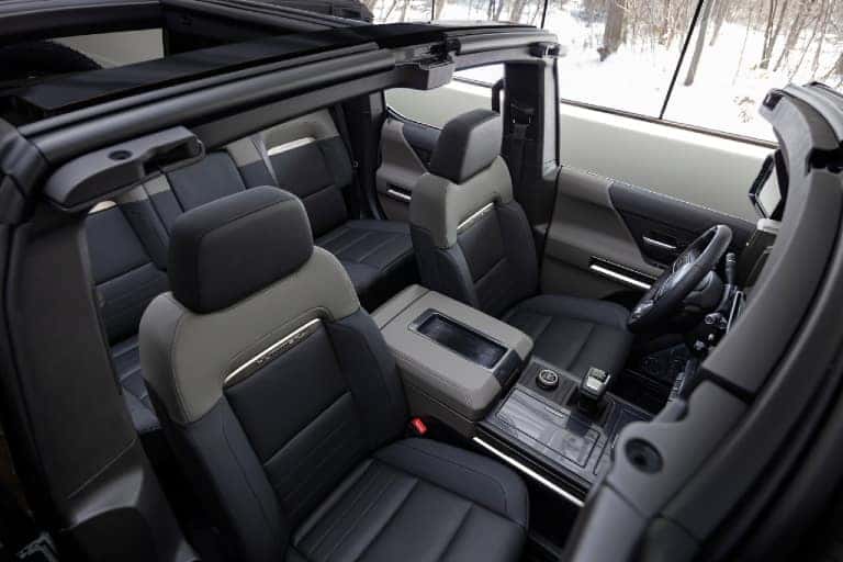 Interior of 2024 GMC Hummer EV SUV