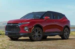 2022 Chevy Blazer front and side profile