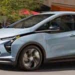 2022 Chevy Bolt EV driving on a road