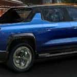 2024 Chevrolet Silverado EV driving on a road