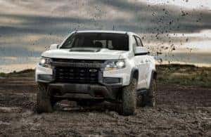 2022 Chevy Colorado driving off-road