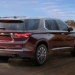 2022 Chevrolet Traverse on a road