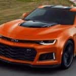2022 Chevrolet Camaro on a track