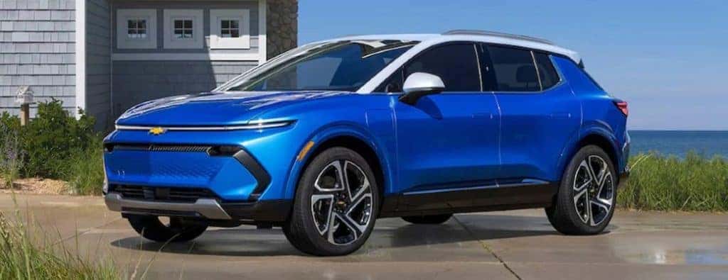 2024 Chevrolet Equinox EV front and side view