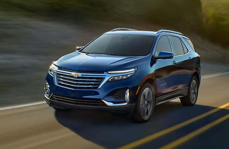 Chevrolet Equinox on a road