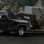 2023 GMC Sierra 3500 HD towing some materials
