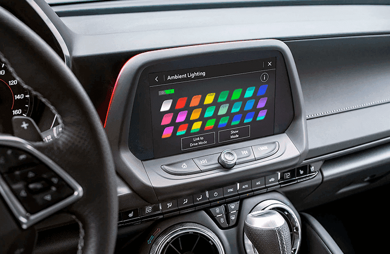 2023 Chevrolet Camaro touchscreen colors