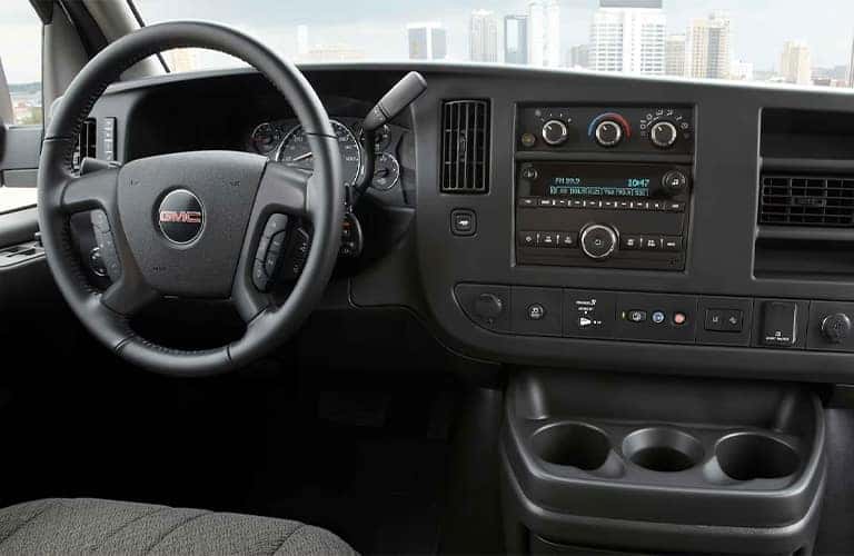 2023 GMC Savana Cargo steering wheel