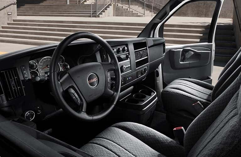 2023 GMC commercial truck front seats