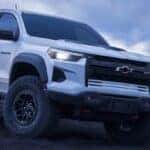 2024 Chevrolet Colorado ZR2 Bison on a mountain