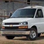2023 Chevrolet Express Cutaway front and side view