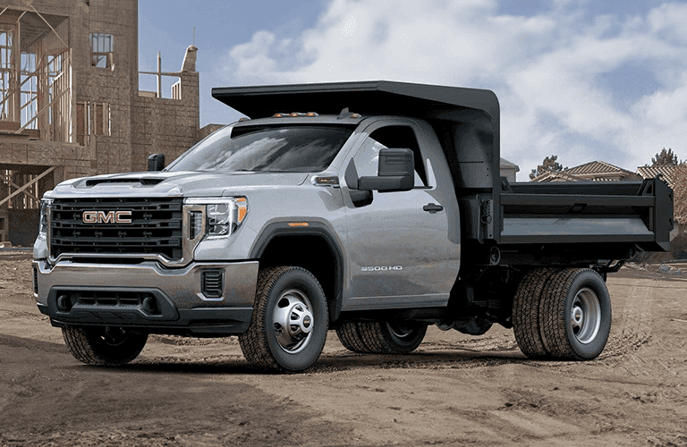 2023 GM work vehicle with a black customized bed