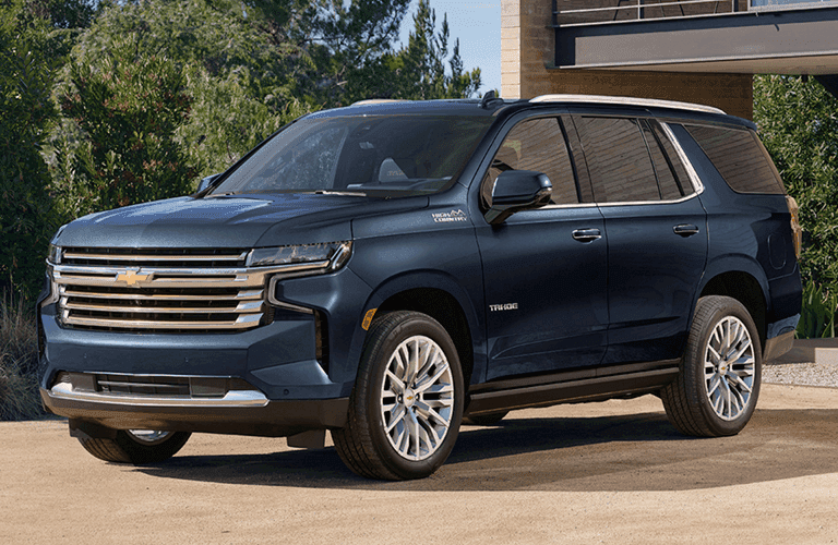 2023 Chevrolet SUV parked in a driveway