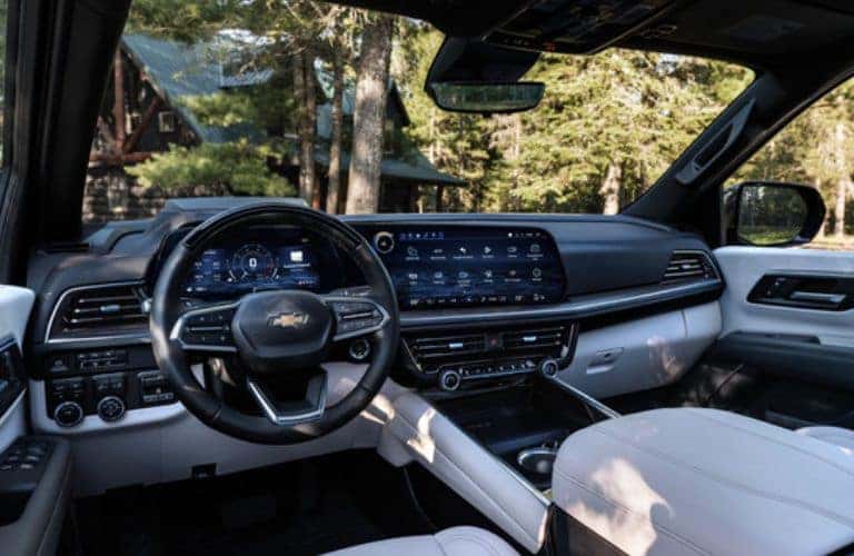 interior view of the 2025 Chevrolet Suburban SUV