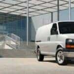 2024 GMC Savana Van front view outside
