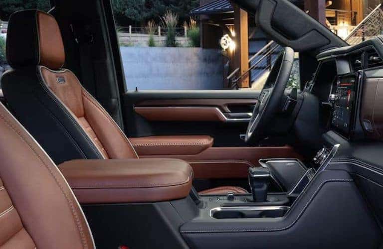 2024 GMC Sierra Denali front seats side view