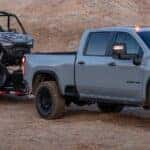 2024 Chevrolet Silverado HD ZR2 towing on sand