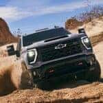 2024 Chevrolet Silverado HD ZR2 driving in sand
