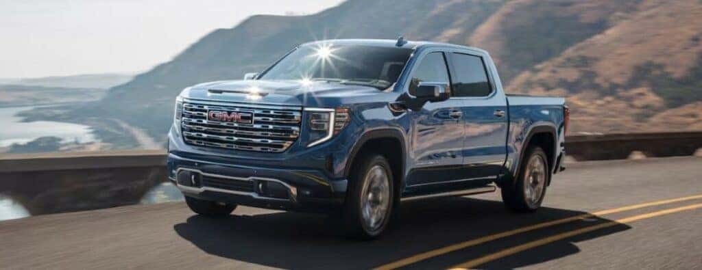 2024 GMC Sierra Denali truck on a road