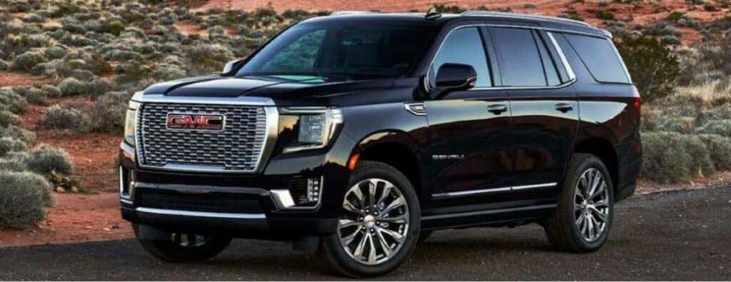 2024 GMC Yukon Denali front and side view