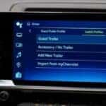 Chevy trailering app in a Chevrolet vehicle