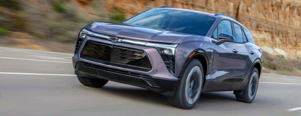 2024 Chevrolet Blazer EV SUV on a road