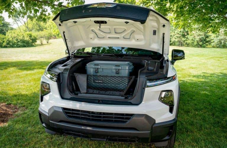 2024 Chevrolet Silverado EV front trunk open
