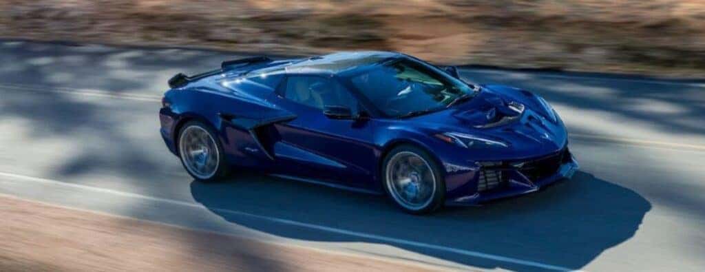 2025 Chevrolet Corvette ZR1 side view on a road