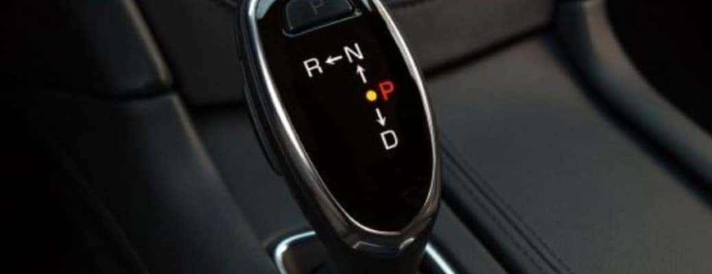 GMC gear-shift lever close up