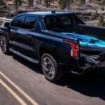 2025 Chevrolet Silverado with a kayak in the bed