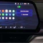 ambient lighting color selections on a display screen