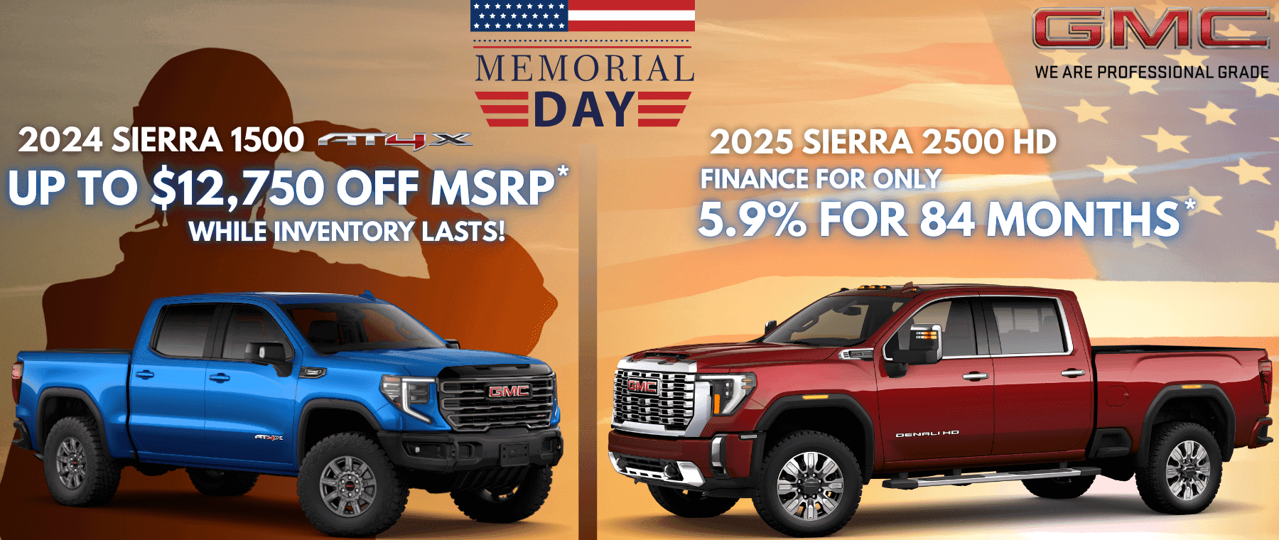 Memorial Day Sale Slide
