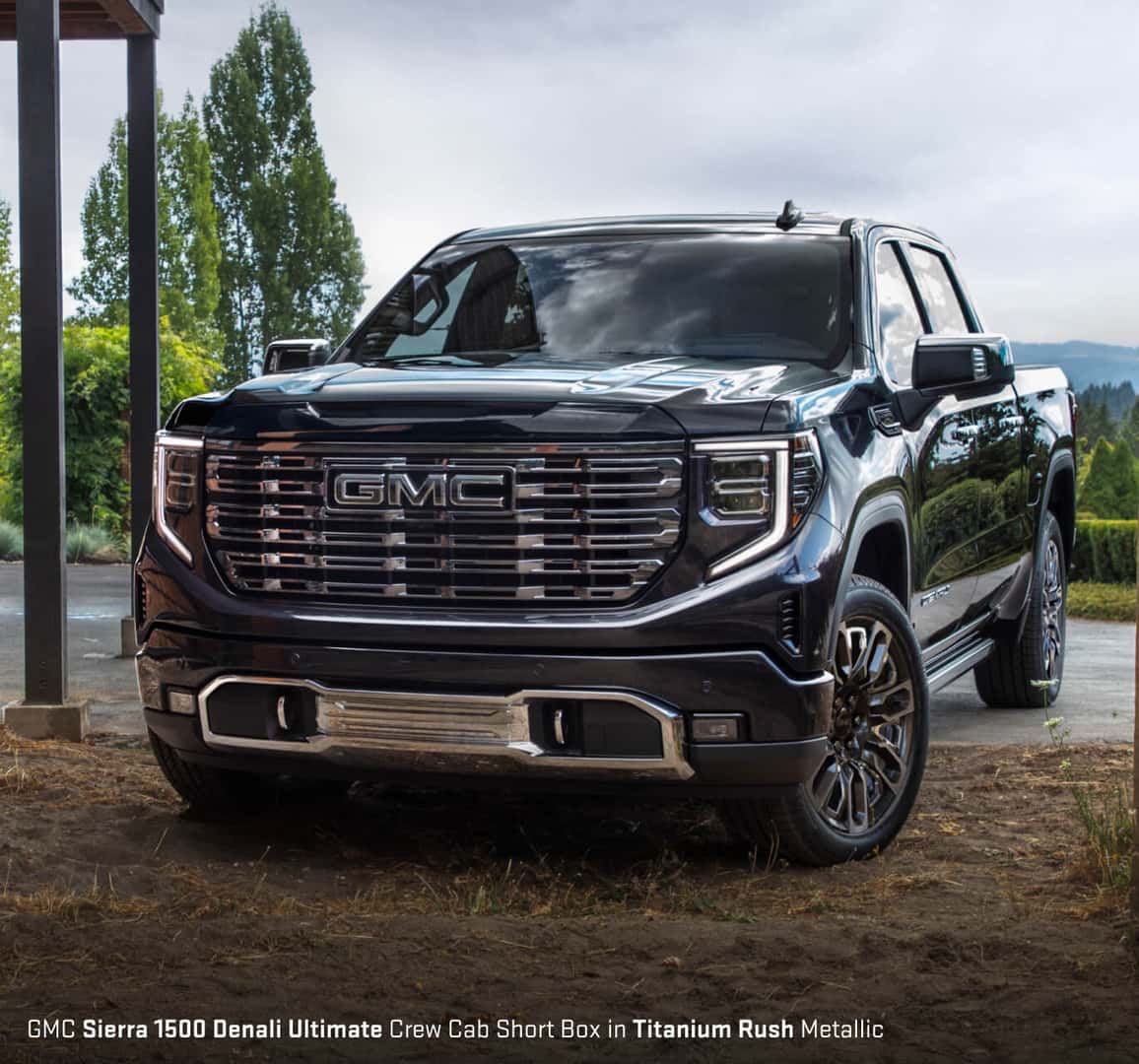 GMC Sierra 1500 Denali Ultimate Crew Cab Short Box in -Titanium Rush Metallic