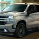 Front view of silver 2020 Chevy Silverado Rally Edition