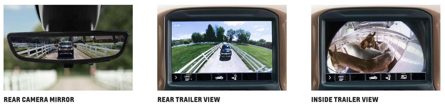 Chevrolet Silverado three camera views