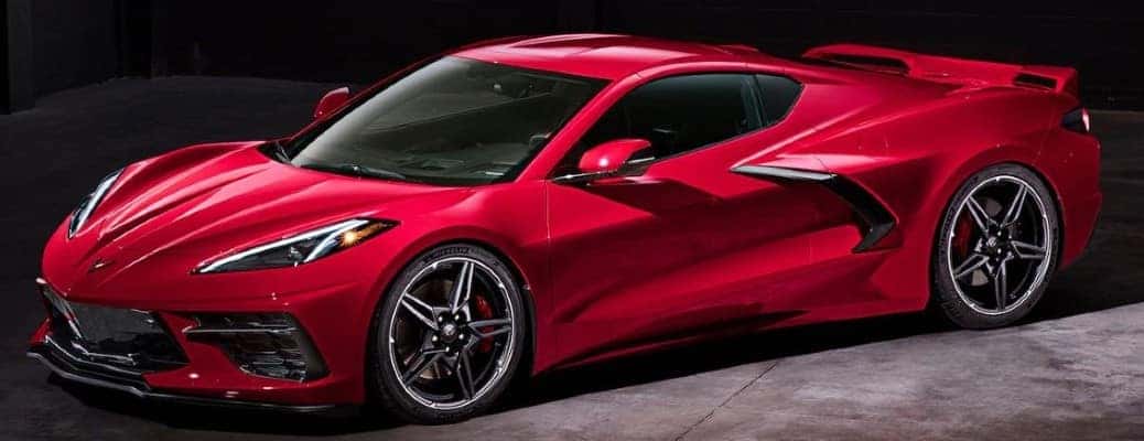 red 2020 Chevrolet Corvette front view