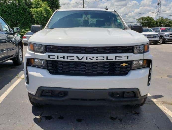 a pre-owned Chevrolet Silverado at the dealership