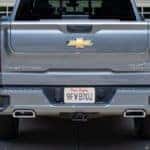 2021 Chevrolet Silverado rear view