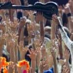 A crowd at a music festival demonstrating What’s Happening in Nashville this Weekend