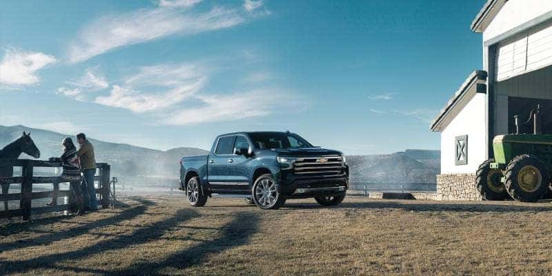 The 2023 Chevy Silverado 1500, which has excellent safety features.