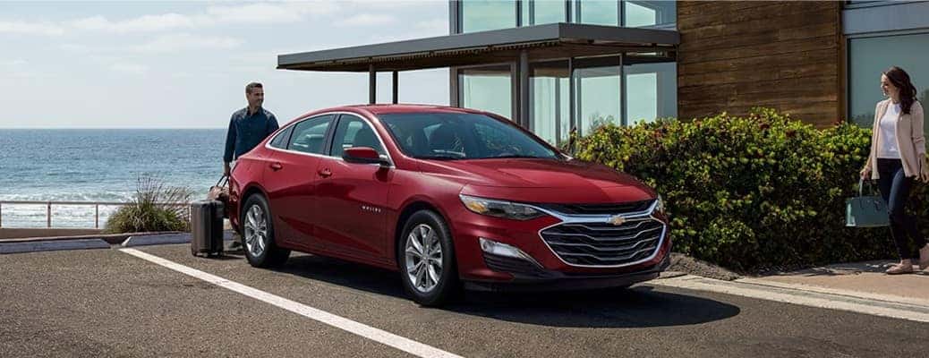 The 2023 Chevy Malibu, which has an excellent infotainment system.