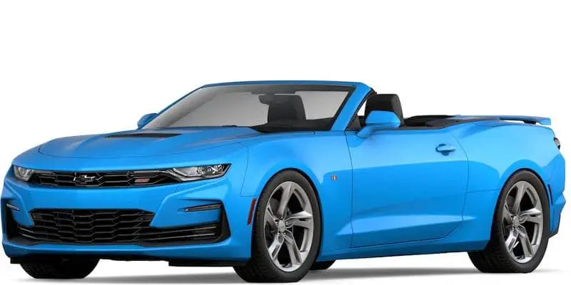 rapid blue Camaro